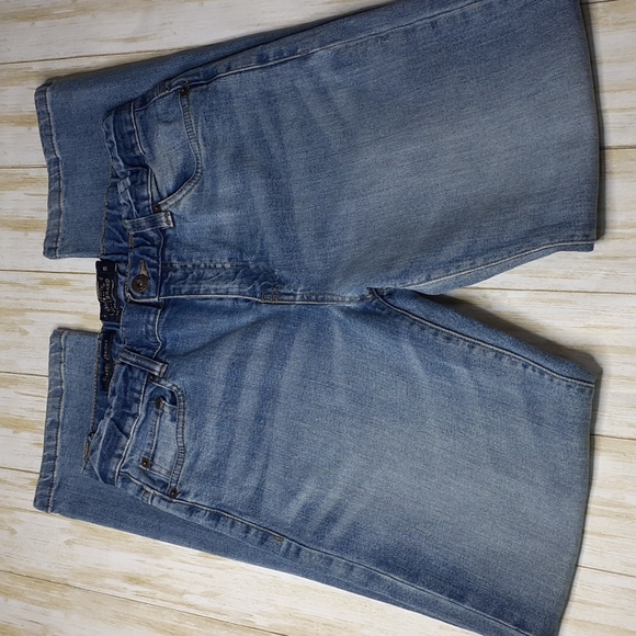 Lucky Brand Classic Straight Leg Blue Jeans Adjustable Waist Boy's Size 18 - Picture 2 of 16